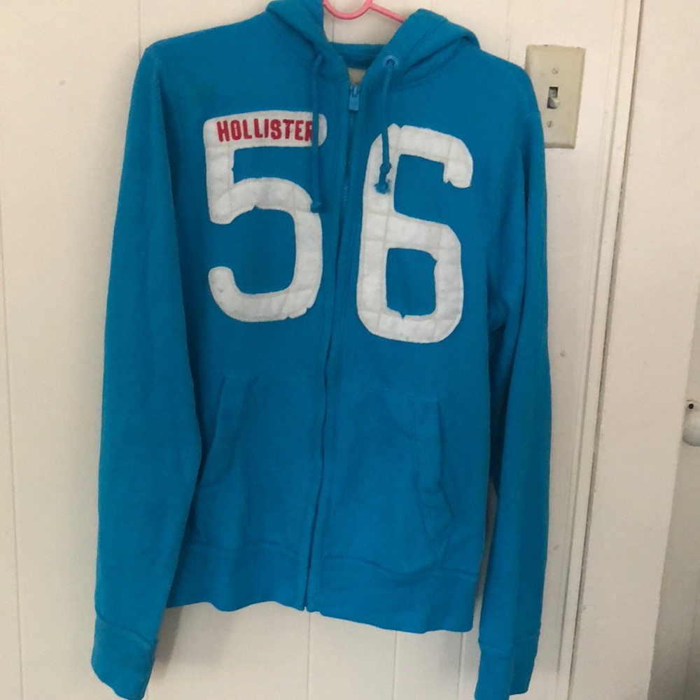 Blue Hollister sweater